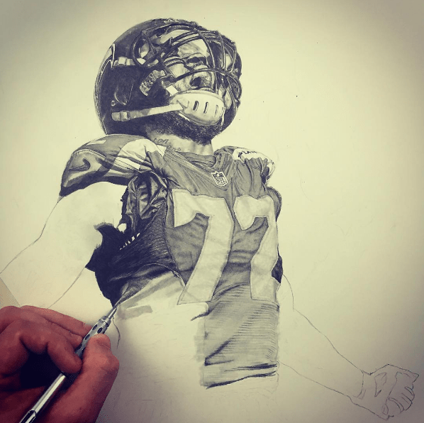 Michael Bennett (Original - signed by Bennett) - Image 4